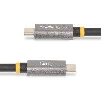 StarTech.com 3ft (1m) USB4 Cable, USB-IF Certified USB-C Cable, 40 Gbps, USB Type-C Data Transfer Cable, 100W Power Delivery, 8K 60Hz, Compatible w/Thunderbolt 4/3/USB 3.2, 1 m, USB C, USB C, USB4 Gen 2x2, 40000 Mbit/s