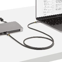 StarTech.com 3ft (1m) USB4 Cable, USB-IF Certified USB-C Cable, 40 Gbps, USB Type-C Data Transfer Cable, 100W Power Delivery, 8K 60Hz, Compatible w/Thunderbolt 4/3/USB 3.2, 1 m, USB C, USB C, USB4 Gen 2x2, 40000 Mbit/s