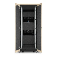 APC NetShelter Soundproof, 32U, Server Rack Enclosure, 230V, Maple