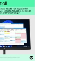 HP E-Series E22 G5, 54.6 cm (21.5