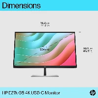 HP E-Series E27k G5, 68.6 cm (27