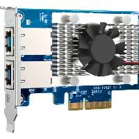 QNAP QXG-10G2T, Internal, Wired, PCI Express, Ethernet, 10000 Mbit/s, Green