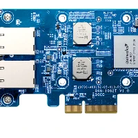 QNAP QXG-10G2T, Internal, Wired, PCI Express, Ethernet, 10000 Mbit/s, Green
