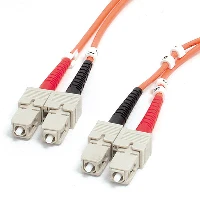 StarTech.com 1m (3.3ft) SC to SC OM1 Multimode Fiber Optic Cable, 62.5/125 Fiber Size, 10G Networks - LSZH Fiber Patch Cord, 1 m, OM1, SC, SC