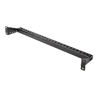 StarTech.com 12S-CABLE-LACING-BAR, Cable lacing bar, Black, Steel, 1U, 96 mm, 483 mm
