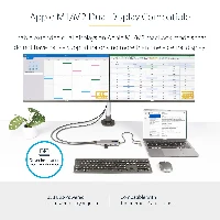 StarTech.com USB-C Multiport Adapter w/Attached USB-C to USB-A Dongle, Dual HDMI (4K30Hz/1080p60Hz), 3x USB-A 5Gbps, Mini Travel Dock, Laptop Docking Station, 1.3ft/40cm Cable, Wired, USB 3.2 Gen 1 (3.1 Gen 1) Type-C, Silver, 5 Gbit/s, 4K Ultra HD, 3840 x 2160 pixels