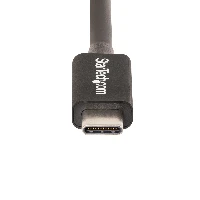 StarTech.com 1.6ft Thunderbolt 4 Cable - 40Gbps - 100W PD - 4K/8K Video - Intel-Certified Thunderbolt Cable - Compatible w/USB 4/Thunderbolt 3/USB 3.2/USB Type-C/DisplayPort, Male, Male, 0.5 m, Black, Nickel, 40 Gbit/s