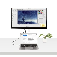 StarTech.com 1.6ft Thunderbolt 4 Cable - 40Gbps - 100W PD - 4K/8K Video - Intel-Certified Thunderbolt Cable - Compatible w/USB 4/Thunderbolt 3/USB 3.2/USB Type-C/DisplayPort, Male, Male, 0.5 m, Black, Nickel, 40 Gbit/s