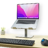 Kensington Universal Tabletop Laptop Riser, Laptop stand, Silver, Aluminium, Silicone, Steel, 40.6 cm (16