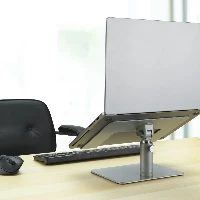 Kensington Universal Tabletop Laptop Riser, Laptop stand, Silver, Aluminium, Silicone, Steel, 40.6 cm (16