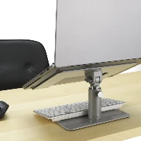 Kensington Universal Tabletop Laptop Riser, Laptop stand, Silver, Aluminium, Silicone, Steel, 40.6 cm (16