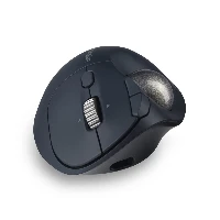 Kensington Pro Fit Ergo TB550 Trackball, Right-hand, Trackball, RF Wireless + Bluetooth, 1600 DPI, Black, Grey