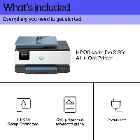 HP OfficeJet Pro 8135e All-in-One Printer, Color, Printer for Home, Print, copy, scan, fax, Instant Ink eligible Automatic document feeder Touchscreen Quiet mode Print over VPN with +, Thermal inkjet, Colour printing, 4800 x 1200 DPI, A4, Direct printing, Grey