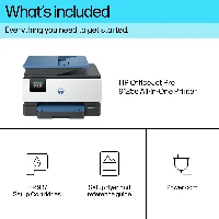 HP OfficeJet Pro 9125e All-in-One Printer, Color, Printer for Small medium business, Print, copy, scan, fax, + Instant Ink eligible Print from phone or tablet Touchscreen Smart Advance Scan Instant Paper Front USB flash drive port Two-sided printing Two-sided scanning Automatic document feeder Fax, Thermal inkjet, Colour printing, 4800 x 1200 DPI, A4, Direct printing, Grey
