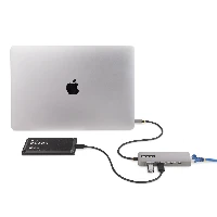 StarTech.com 3-Port USB-C Hub with 2.5 Gbps Ethernet and 100W Power Delivery Pass-Through Port, USB 3.2 10Gbps, 2x USB-A/1x USB-C, Portable USB Type-C Adapter Hub, Wired, USB 3.2 Gen 2 (3.1 Gen 2) Type-C, 100 W, 10,100,1000,2500 Mbit/s, IEEE 802.3bz, Grey