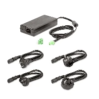 StarTech.com 160W Universal DC Power Adapter (24V/6.6A), 4ft(1.2m) 2-Wire Cord, 2/3-Pin Terminal Blocks, 100-240V AC/DC External Power Supply for Industrial USB Hubs, NA/UK/EU/ANZ, Universal, Indoor, 100 - 240 V, 158.4 W, 24 V, 3.5 A
