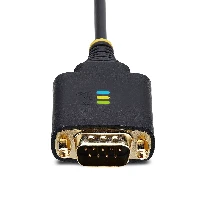 StarTech.com 13ft (4m) 2-Port USB to Serial Adapter Cable, Interchangeable DB9 Screws/Nuts, COM Retention, USB-A to DB9 RS232, FTDI, Level-4 ESD Protection, Windows/macOS/ChromeOS/Linux - Rugged TPE Construction, USB-A, 2 x DB-9 RS-232, 4 m, Black, Grey
