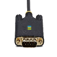 StarTech.com 13ft (4m) 2-Port USB to Serial Adapter Cable, Interchangeable DB9 Screws/Nuts, COM Retention, USB-A to DB9 RS232, FTDI, Level-4 ESD Protection, Windows/macOS/ChromeOS/Linux - Rugged TPE Construction, USB-A, 2 x DB-9 RS-232, 4 m, Black, Grey