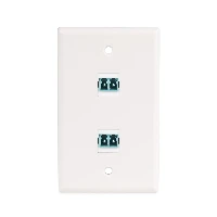 StarTech.com LC to LC Coupler, LC Fiber Coupler, LC/UPC Keystone Jack, Duplex Fiber Optic LC Keystone Coupler for Patch Panel, LC, White, Multi-mode, Single-mode, Acrylonitrile butadiene styrene (ABS), 19 mm, 18 mm