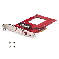 StarTech.com U.3 to PCIe Adapter Card, PCIe 4.0 x4 Adapter For 2.5