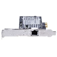 StarTech.com 1-Port 10Gbps PCIe Network Adapter Card, Network Card for PC/Server, Six-Speed PCIe Ethernet Card with Jumbo Frame Support, NIC/LAN Interface Card, 10GBASE-T and NBASE-T, Internal, Wired, PCIe, Ethernet, 10000 Mbit/s, Black