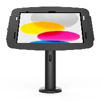 Compulocks iPad 10.9 10th Gen Space Enclosure Tilting Stand 8 - Kit montaggio (involucro, Supporto poli) - per tablet - kiosk - bloccabile - alluminio ad alta purezza - nero - dimensione schermo 10.9 - installabile su superficie - per Apple 10.9-inch