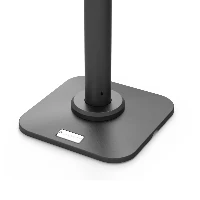Compulocks iPad 10.9 10th Gen Space Enclosure Tilting Stand 8 - Kit montaggio (involucro, Supporto poli) - per tablet - kiosk - bloccabile - alluminio ad alta purezza - nero - dimensione schermo 10.9 - installabile su superficie - per Apple 10.9-inch