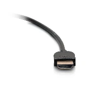 C2G 0.3m Flexible High Speed HDMI Cable with Low Profile Connectors - 4K 60Hz, 0.3 m, HDMI Type A (Standard), HDMI Type A (Standard), 3D, 10.2 Gbit/s, Black