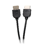 C2G 0.3m Flexible High Speed HDMI Cable with Low Profile Connectors - 4K 60Hz, 0.3 m, HDMI Type A (Standard), HDMI Type A (Standard), 3D, 10.2 Gbit/s, Black