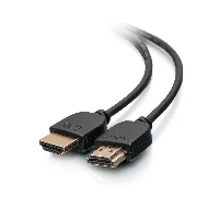 C2G 0.6m Flexible High Speed HDMI Cable with Low Profile Connectors - 4K 60Hz, 0.6 m, HDMI Type A (Standard), HDMI Type A (Standard), 3D, 10.2 Gbit/s, Black