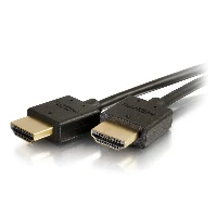 C2G 0.6m Flexible High Speed HDMI Cable with Low Profile Connectors - 4K 60Hz, 0.6 m, HDMI Type A (Standard), HDMI Type A (Standard), 3D, 10.2 Gbit/s, Black