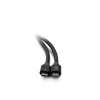 C2G 2.5ft (0.8m) Thunderbolt 4 USB-C Cable (40Gbps), USB C, USB C, 0.8 m, Black, Nickel, 40 Gbit/s