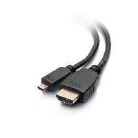 C2G 3m High Speed HDMI to Micro HDMI Cable with Ethernet - 4K 60Hz, 3 m, HDMI Type A (Standard), HDMI Type D (Micro), 3D, 10.2 Gbit/s, Black