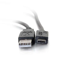 C2G 28873, 3.66 m, USB A, USB C, USB 2.0, Male/Male, Black