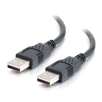 C2G 1m USB 2.0 A Male to A Male Cable - Black (3.3 ft), 1 m, USB A, USB A, USB 2.0, 480 Mbit/s, Black