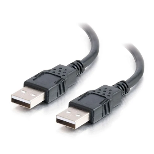 C2G 1m USB 2.0 A Male to A Male Cable - Black (3.3 ft), 1 m, USB A, USB A, USB 2.0, 480 Mbit/s, Black