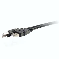 C2G 1m USB 2.0 A Male to A Male Cable - Black (3.3 ft), 1 m, USB A, USB A, USB 2.0, 480 Mbit/s, Black