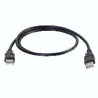 C2G 1m USB 2.0 A Male to A Male Cable - Black (3.3 ft), 1 m, USB A, USB A, USB 2.0, 480 Mbit/s, Black