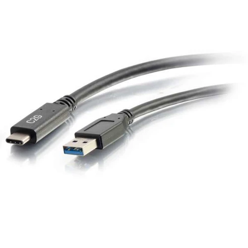 C2G 0.9M USB-C to USB-A SuperSpeed USB 5Gbps Cable M/M - Black, 0.914 m, USB C, USB A, USB 3.2 Gen 1 (3.1 Gen 1), 5000 Mbit/s, Black