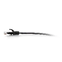 C2G 7.6m Cat6a Snagless Unshielded (UTP) Slim Ethernet Patch Cable - Black, 7.6 m, Cat6a, U/UTP (UTP), RJ-45, RJ-45
