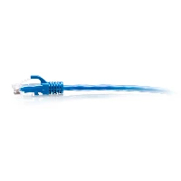C2G 1.2m Cat6a Snagless Unshielded (UTP) Slim Ethernet Patch Cable - Blue, 1.2 m, Cat6a, U/UTP (UTP), RJ-45, RJ-45