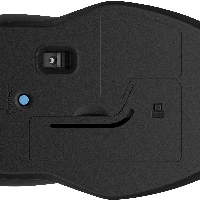 HP 255 Dual Mouse, Ambidextrous, Optical, RF Wireless + Bluetooth, 1600 DPI, Black