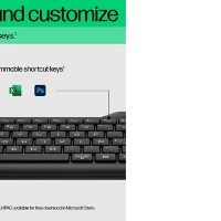 HP 475 Dual-Mode Wireless Keyboard, Full-size (100%), RF Wireless + Bluetooth, Membrane, Black