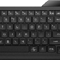 HP 475 Dual-Mode Wireless Keyboard, Full-size (100%), RF Wireless + Bluetooth, Membrane, Black