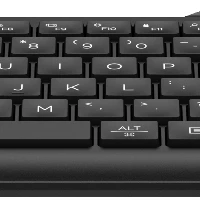 HP 475 Dual-Mode Wireless Keyboard, Full-size (100%), RF Wireless + Bluetooth, Membrane, Black