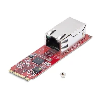 StarTech.com 1-Port 2.5GbE M.2 2280 Network Card, Multi-Gigabit Speeds (2.5G/1G/100M/10M), NBASE-T (802.3bz) NIC, M.2 B+M Key, PCIe Ethernet Interface, For SFF/Desktop PCs, Internal, Wired, M.2, Ethernet, 2500 Mbit/s, Red