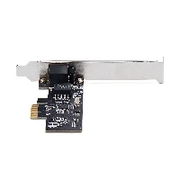 StarTech.com 1-Port 2.5Gbps NBASE-T PCIe Network Card, Intel I225-V, Single-Port Computer Network Card, Ethernet MultiGigabit NIC, PCI Express Server LAN Card, Internal, Wired, PCI Express, Ethernet, 2500 Mbit/s, Black