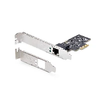 StarTech.com 1-Port 2.5Gbps NBASE-T PCIe Network Card, Intel I225-V, Single-Port Computer Network Card, Ethernet MultiGigabit NIC, PCI Express Server LAN Card, Internal, Wired, PCI Express, Ethernet, 2500 Mbit/s, Black