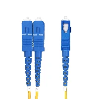 StarTech.com 30m (98ft) LC to SC (UPC) OS2 Single Mode Duplex Fiber Optic Cable, 9/125m, Laser Optimized, 10G, Bend Insensitive, Low Insertion Loss, LSZH Fiber Patch Cord, 30 m, OS2, LC, SC