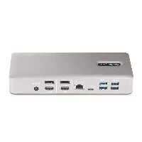 StarTech.com Thunderbolt 4 Multi-Display Docking Station, Quad/Triple/Dual Monitor Dock - 2x HDMI/2x DisplayPort, 7x USB Hub, 2.5Gb Ethernet, 98W Power Delivery, Wired, Thunderbolt 4, 98 W, 3.5 mm, 10,100,1000,2500 Mbit/s, 2.5GBASE-T, 10BASE-T, 100BASE-T, 1000BASE-T